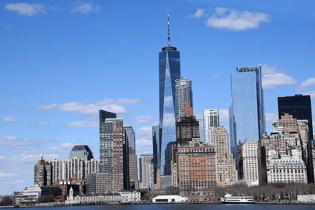 One World Trade Center - the tallest building New York and in USA